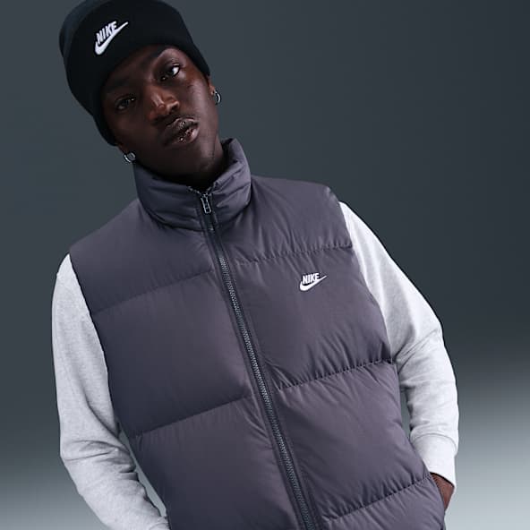 ジャケット・アウター 00s Nike Grey Puffer Vest NIKE Sportswear Storm-FIT Windrunner Puffer Vest sz L Large
